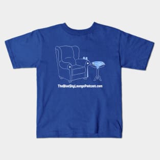 The Blue Sky Lounge - Dark Background Kids T-Shirt